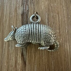 JJ Co. Pewter Armadillo Charm